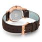 Code Dot Leather 33mm Rose Gold Pink