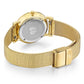 Code Dot Milanese 33mm Gold White