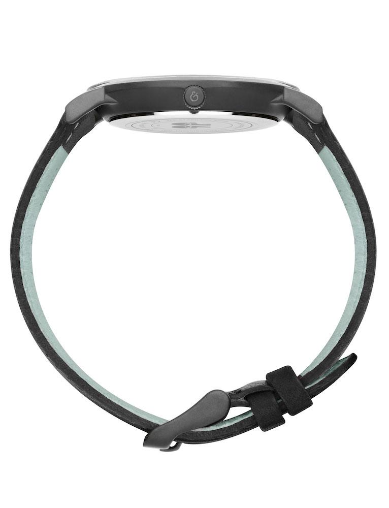 Code Dot Leather 38mm Black Blue