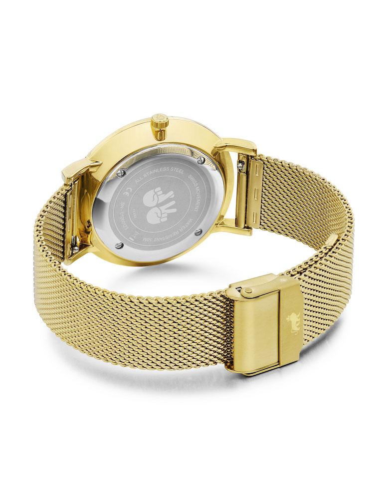 Code Dot Milanese 38mm Gold Black
