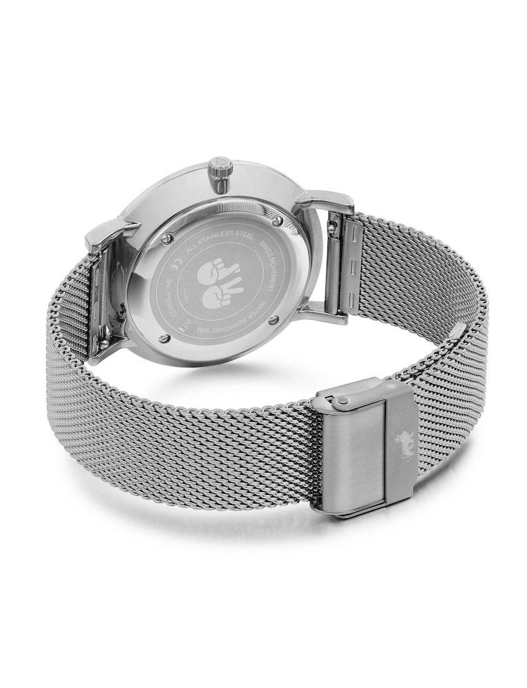 Code Dot Milanese 38mm Silver Black