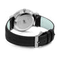 Code Classic Leather 38mm Silver Black