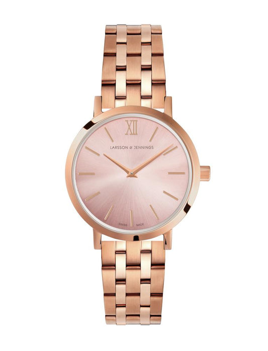 Solaris Lugano Vasa Link 26mm Rose Gold Pink