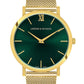 Solaris Lugano Milanese 40mm Gold Green