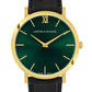 Solaris Lugano Leather 40mm Gold Green