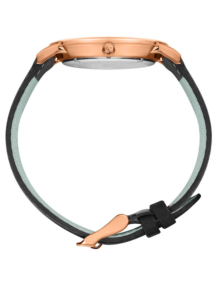 Solaris Lugano Leather 40mm Rose Gold White