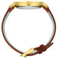 Sloan Guilloche Leather 40mm Gold White