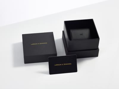 Rally Black Leather 39mm Gold Black