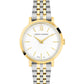 Lugano Vasa Link 26mm Gold Satin-White