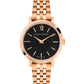 Lugano Vasa Link 26mm Rose Gold Black