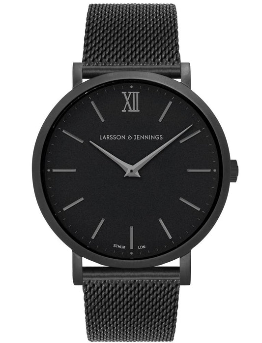 Lugano Milanese 40mm Black