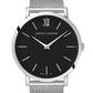 LUGANO MILANESE 40MM SILVER BLACK