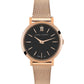 Lugano Milanese 26mm Rose Gold Black