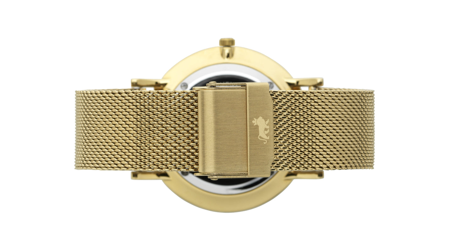 16mm Gold Milanese Strap