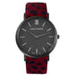 WILD LUGANO 40MM BLACK BLACK RED-CHEETAH