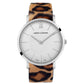 WILD LUGANO 40MM SILVER WHITE LEOPARD