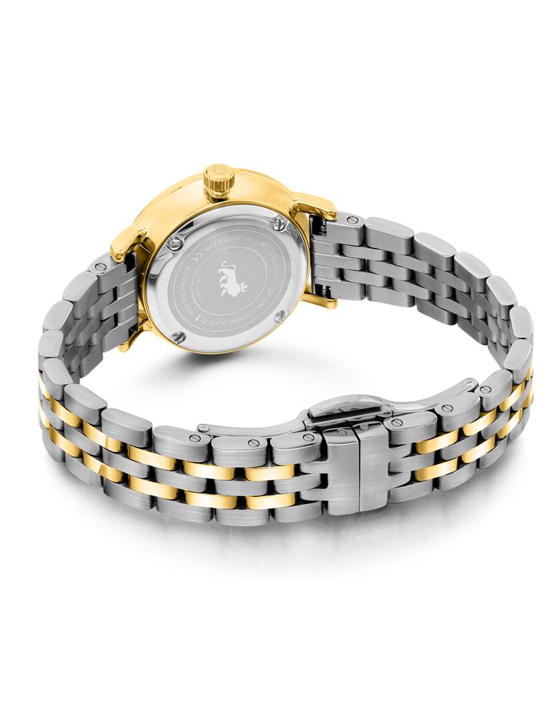 Lugano Vasa Link 26mm Gold Satin-White