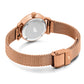 Aurora Milanese 26mm Rose Gold White
