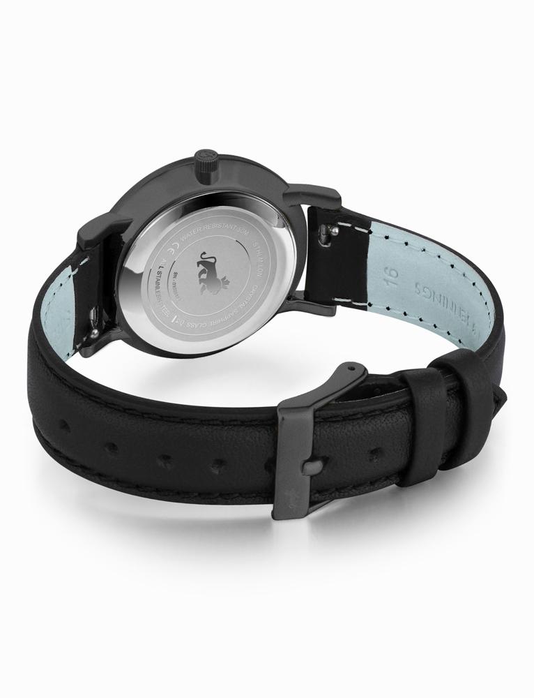 LUGANO LEATHER 40MM BLACK