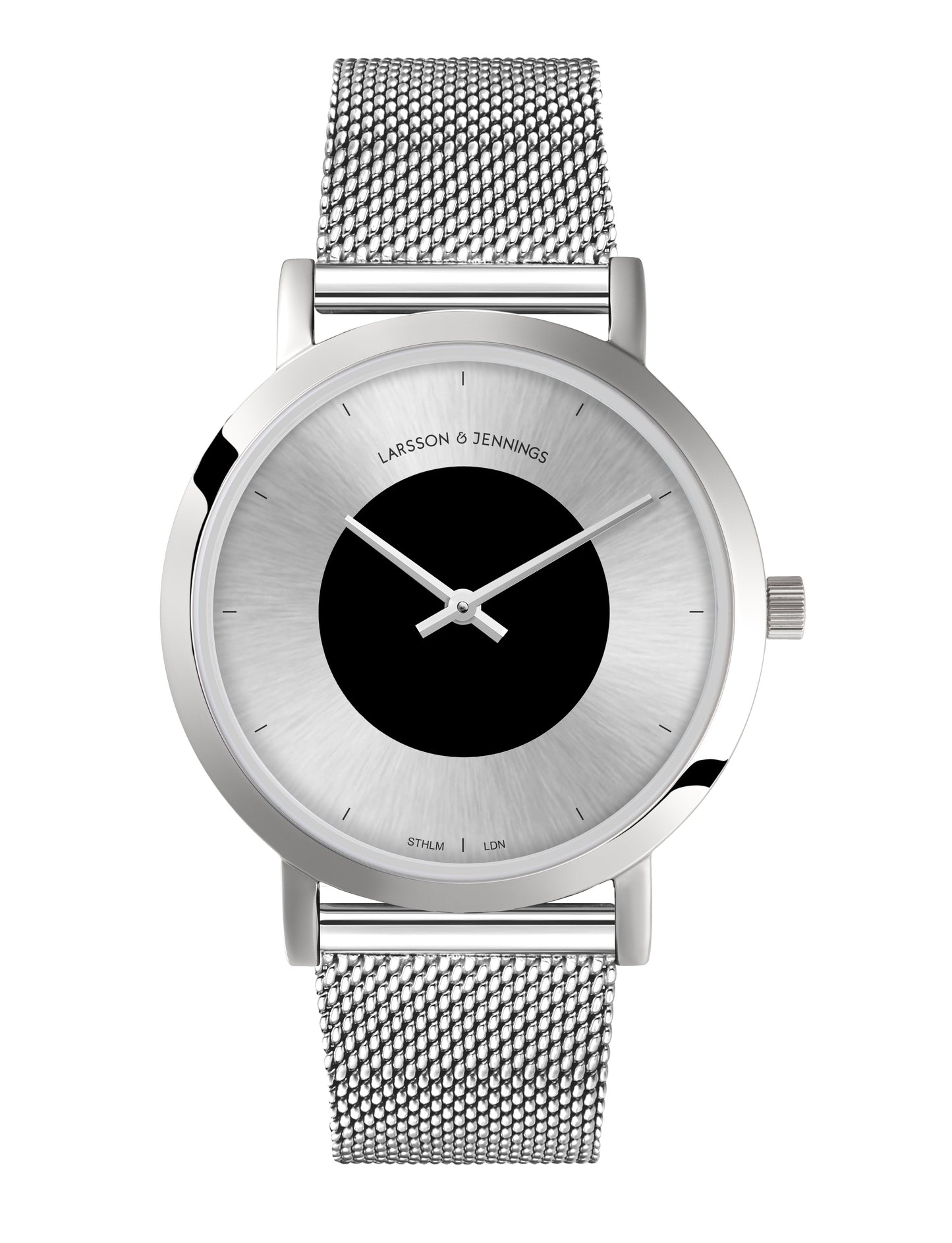 Code Dot Milanese 33mm Silver Black