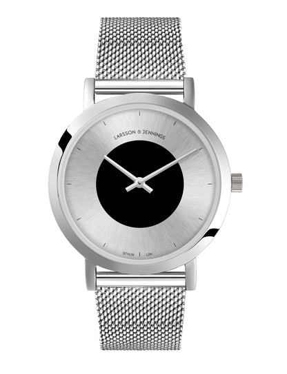 Code Dot Milanese 33mm Silver Black