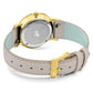 Solaris Lugano Leather 33mm Gold Red