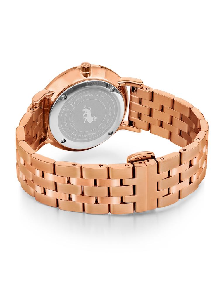 Solaris Lugano Vasa Link 33mm Rose Gold Purple