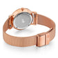 Solaris Lugano Milanese 33mm Rose Gold Purple