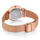 Bernadotte Lugano Milanese 33mm Rose Gold Pearl