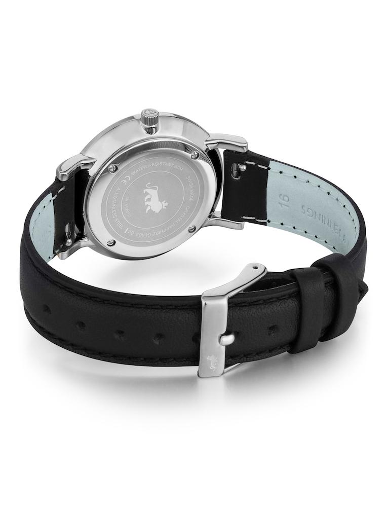 Solaris Lugano Leather 33mm Gold Red