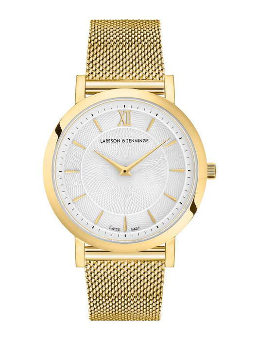 Sloan Diamond Milanese 33mm Gold White