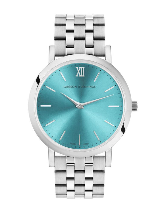 Solaris Lugano Vasa Link 33mm Silver Blue