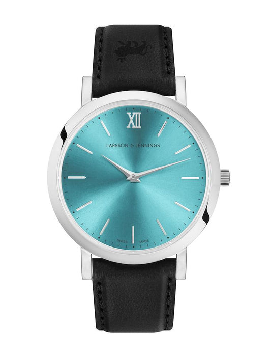 Solaris Lugano Leather 33mm Gold Red
