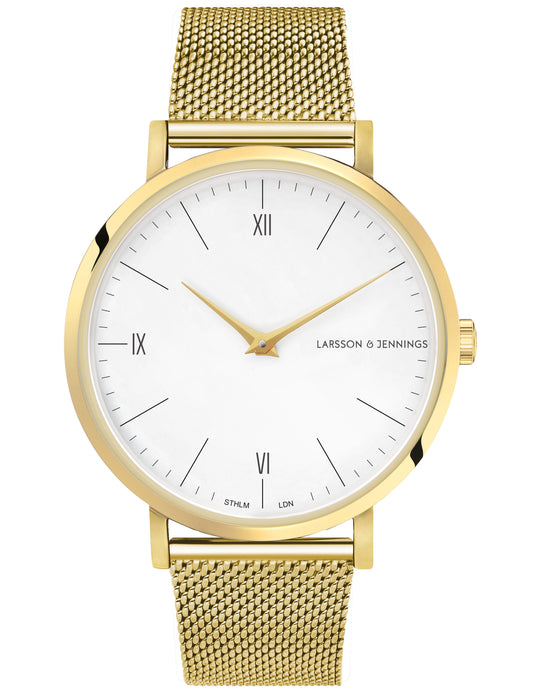 Code Classic Milanese 38mm Gold White
