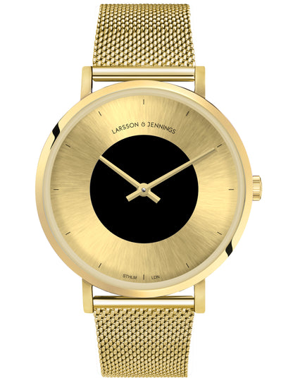 Code Dot Milanese 38mm Gold Black