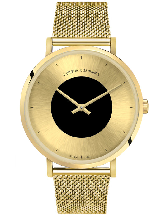 Code Dot Milanese 38mm Gold Black