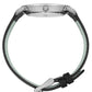 Opera Leather 38mm Silver White