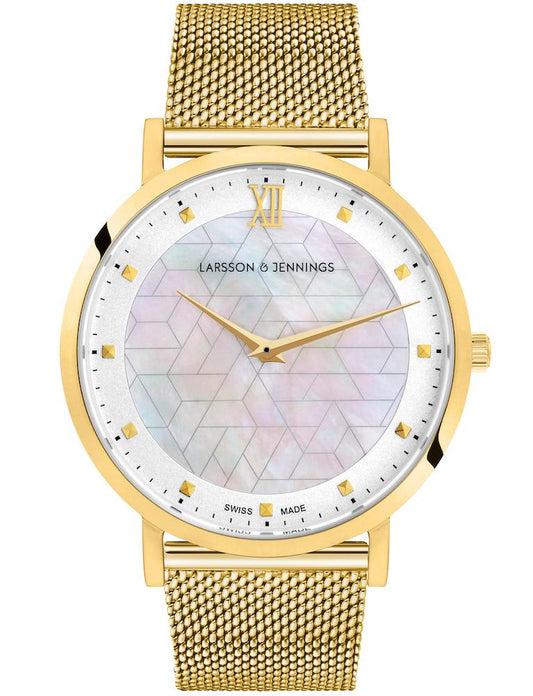 Bernadotte Lugano Milanese 40mm Gold Pearl