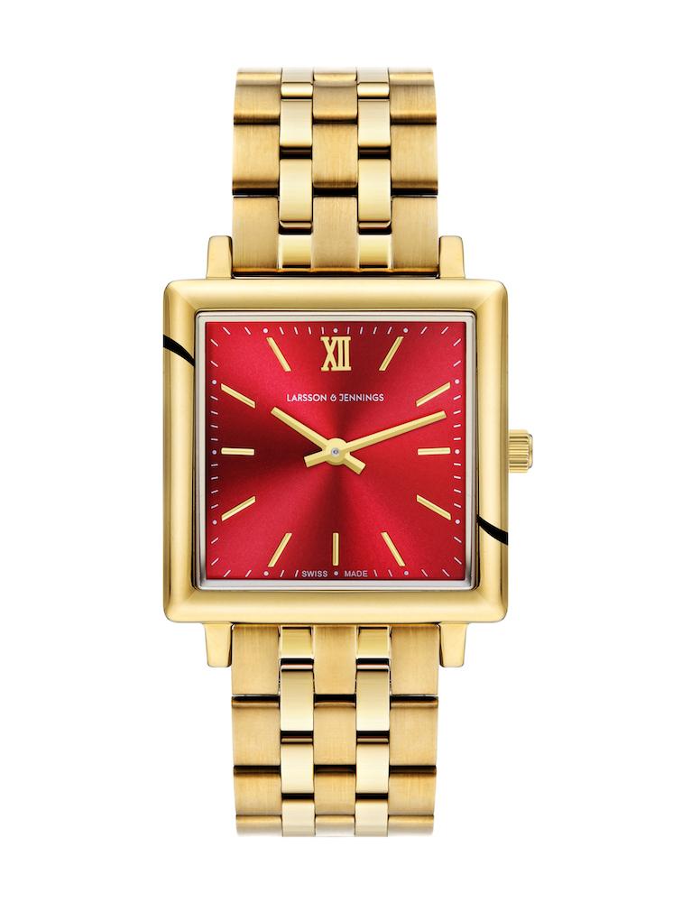 Solaris Norse Vasa Link 34mm Gold Red