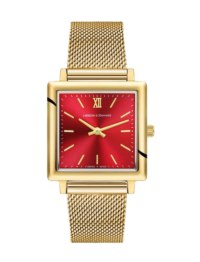 Solaris Norse Milanese 34mm Gold Red