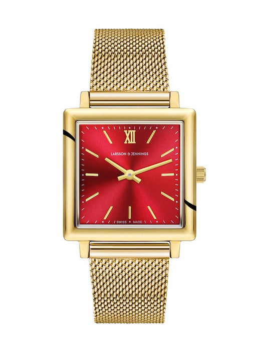 Solaris Norse Milanese 34mm Gold Red