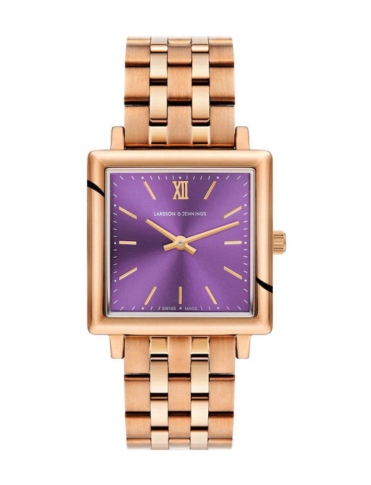 Solaris Norse Vasa Link 34mm Rose Gold Purple