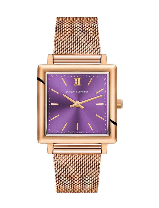 Solaris Norse Milanese 34mm Rose Gold Purple