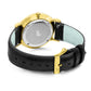 Sloan Pyramid Leather 40mm Gold White
