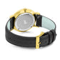 Bernadotte Lugano Leather 40mm Gold Pearl