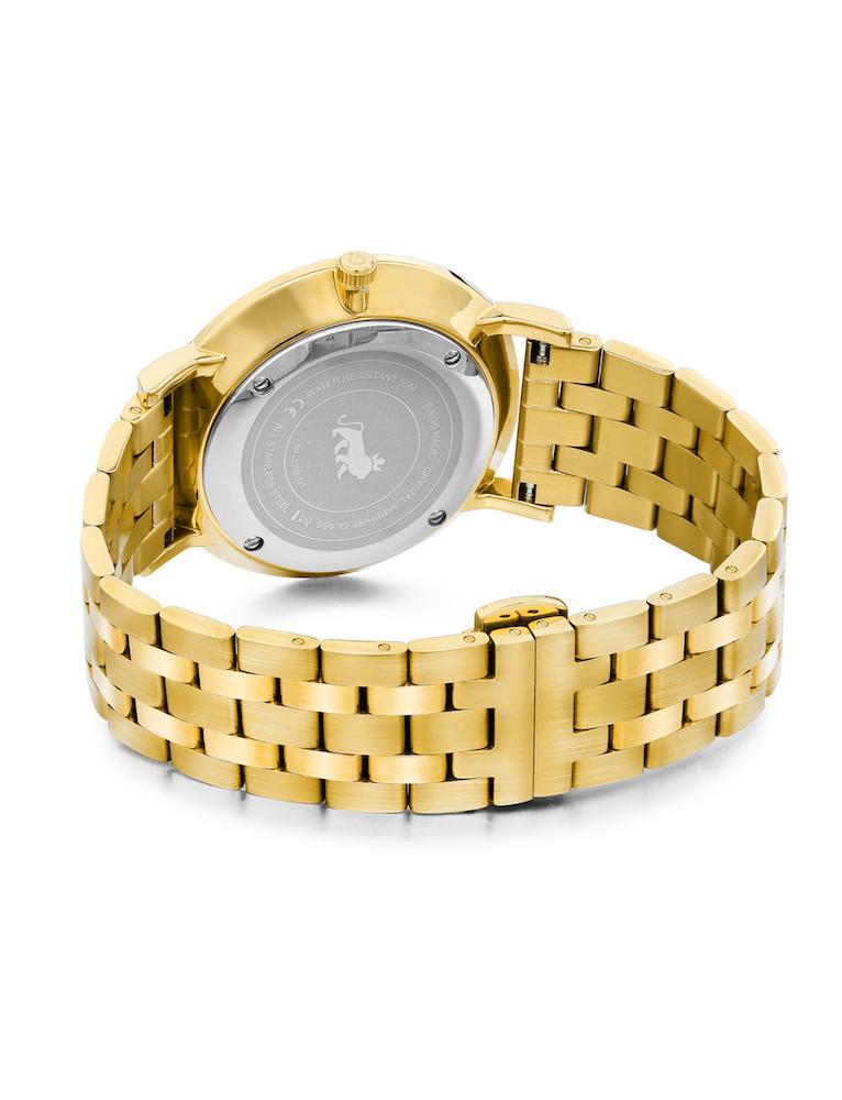 BERNADOTTE LUGANO VASA LINK 40MM GOLD PEARL