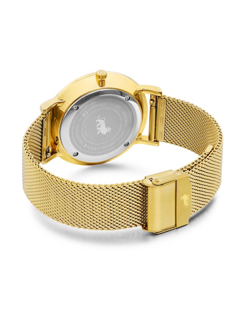 Solaris Lugano Milanese 40mm Gold Red