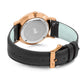 Bernadotte Lugano Leather 40mm Rose Gold Pearl
