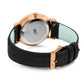 Opera Leather 38mm Rose Gold White
