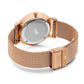 Bernadotte Lugano Milanese 40mm Rose Gold Pearl